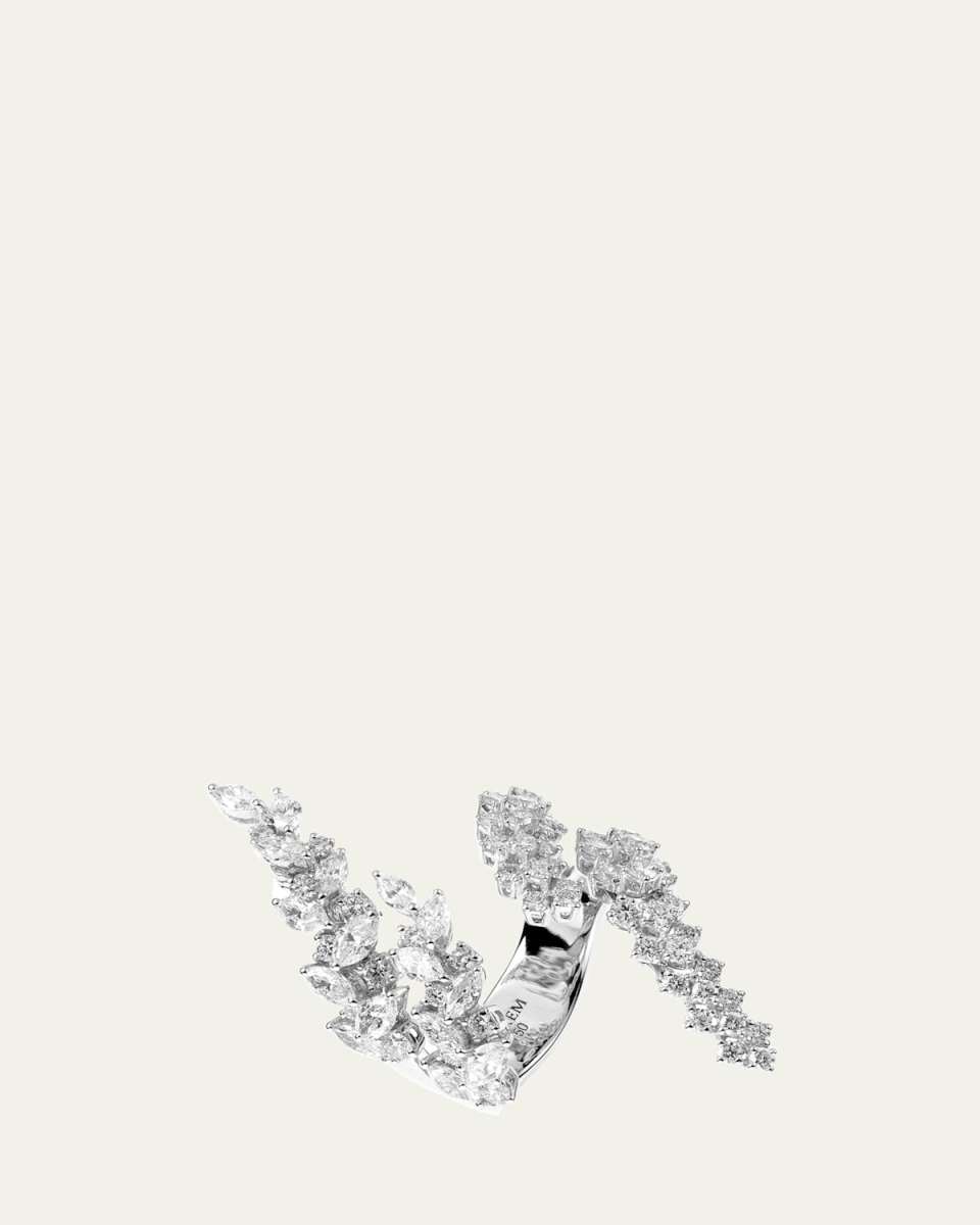 18K White Gold Diamond Ring